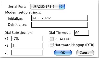 ZTerm Modem