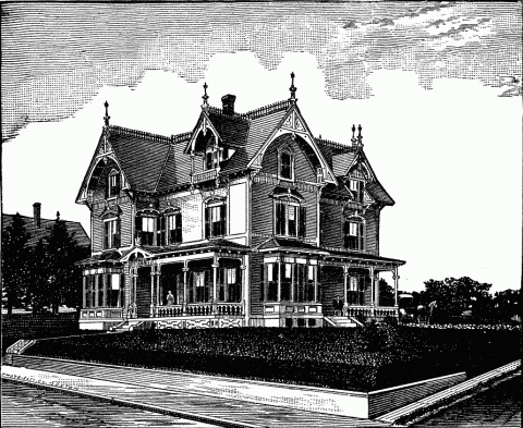 Residence Of Henry A. Goodrich, Highland Avenue.