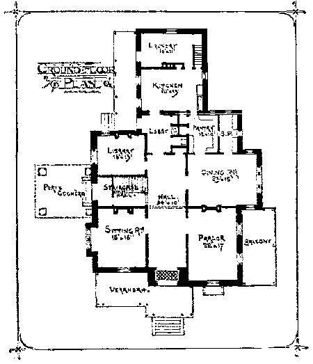 GROUND FLOOR OF AUNT MELVILLE'S AMBITION.