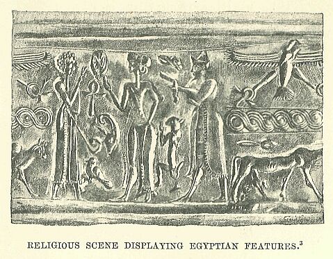 058.jpg Religious Scene Displaying Egyptian Features 