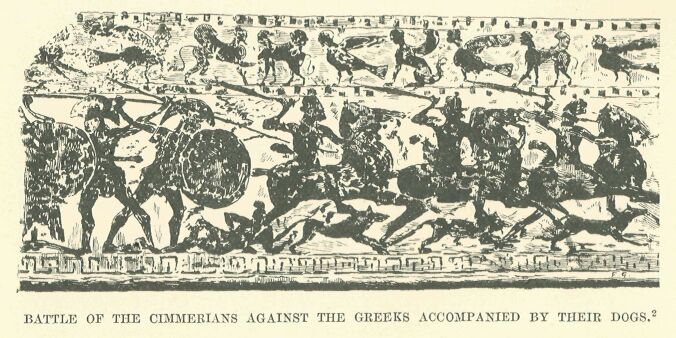 240.jpg Battle of the Cimmerians Against The Greeks Accompanied by Their Dogs 