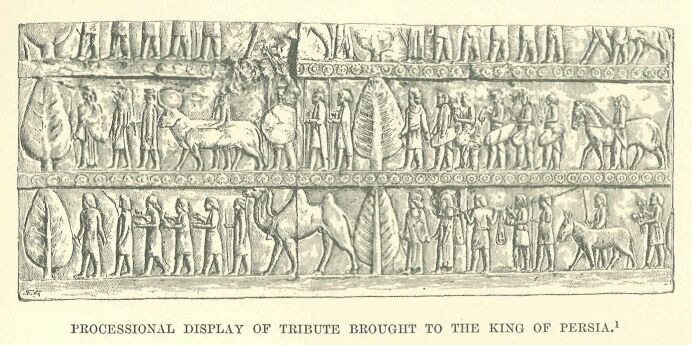 273.jpg Processional Display of Tribute Brought to The King of Persia 