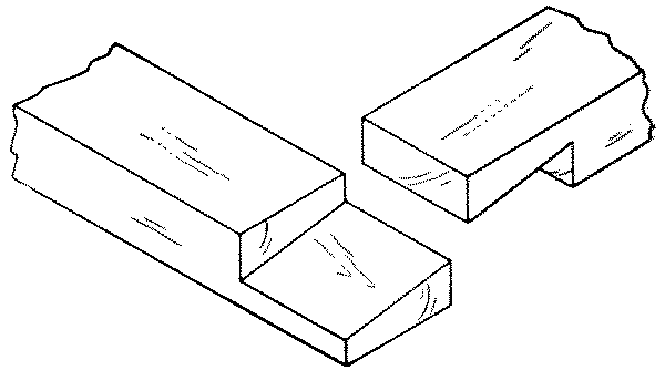 Fig. 265-19 Beveled halving