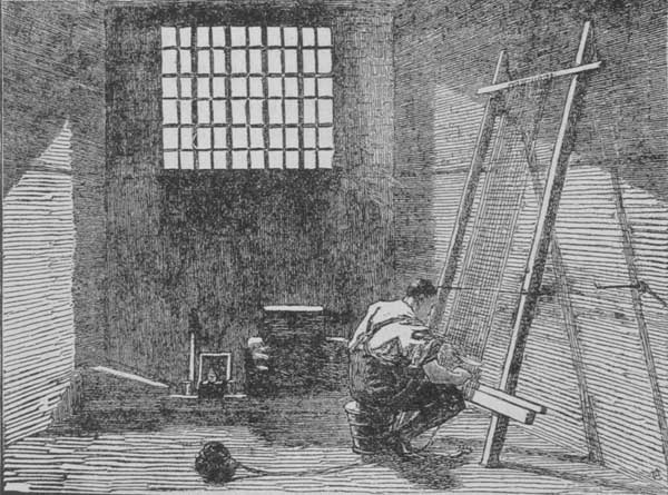 MAT-MAKING AT PENTONVILLE PRISON.