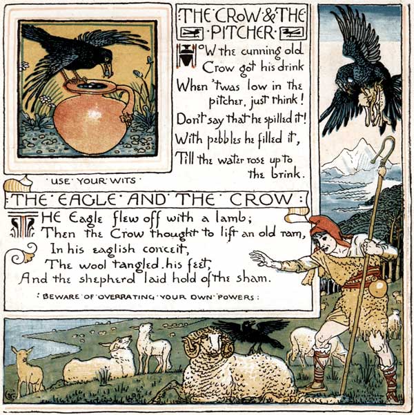 The Crow and the Pitcher