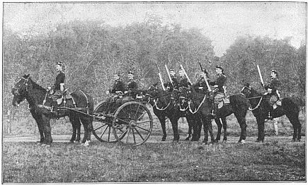 Complete Machine Gun Detachment of Mounted Infantry. Photo by Eldridge, Colchester