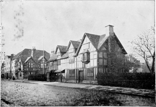 PRESENT VIEW OF SHAKESPEARE'S BIRTHPLACE