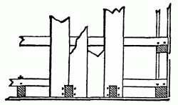 Fig. 121.—Showing lengthwise and crosswise manner of tying frame.