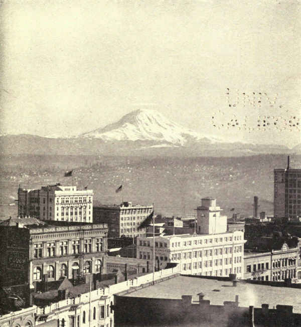 MOUNT RAINIER SEEN FROM TACOMA