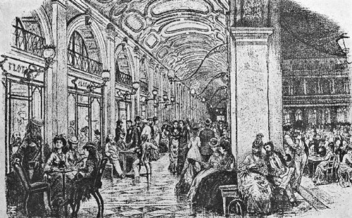 Florian's Famous Caffè in the Piazza di San Marco,
Venice, Nineteenth Century