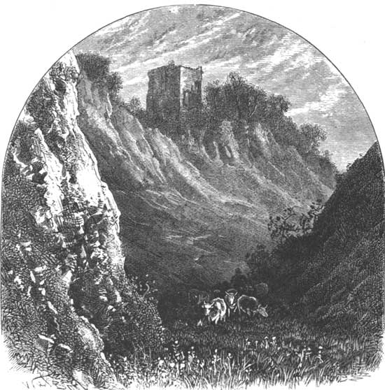 PEVERIL CASTLE, CASTLETON.