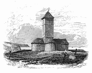 CHURCH OF QUERQUEVILLE NEAR CHERBOURG.