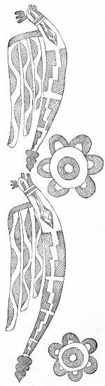 Fig. 412.--Engraved design.--1/2.