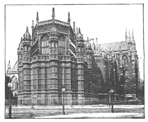 EXTERIOR OF THE CHAPEL OF HENRY THE SEVENTH.