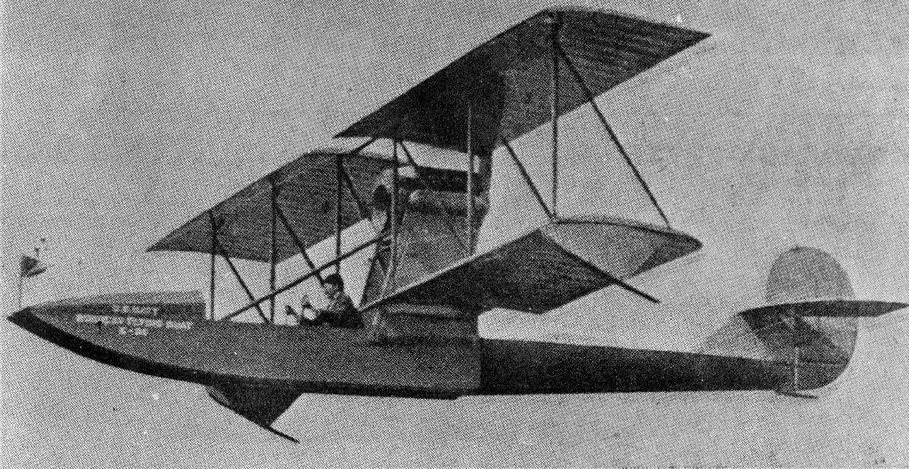 Burgess-Curtis. 1913 Naval flying boat.