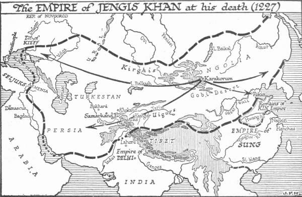 Map: The Ottoman Empire before 1453