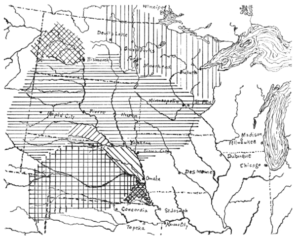 Map to Show Distribution of Tribes