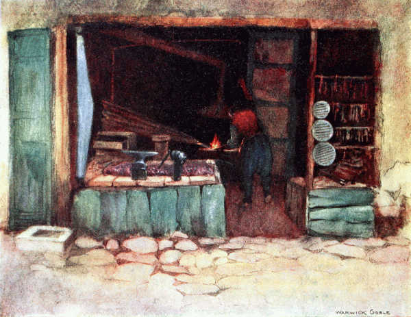 A BLACKSMITH’S SHOP