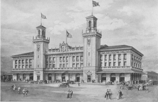 GRAND CENTRAL RAILWAY STATION, HAVANA

The city of Havana is not only the chief port but also the chief
railroad centre of Cuba, from which radiate trunk lines running east,
west and south, to all parts of the island, besides, of course, numerous
short suburban lines. Since the establishment of the Cuban Republic, by
mutually advantageous arrangement between the Government and the
companies, a general terminal for all these roads has been provided in a
handsome and commodious building conveniently placed adjacent to the
water front.