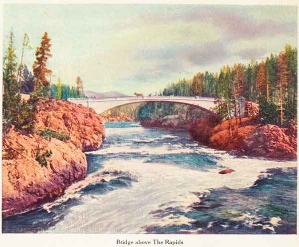 Bridge above
The Rapids