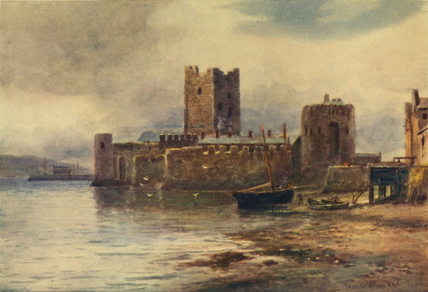 CARRICKFERGUS CASTLE, BELFAST LOUGH