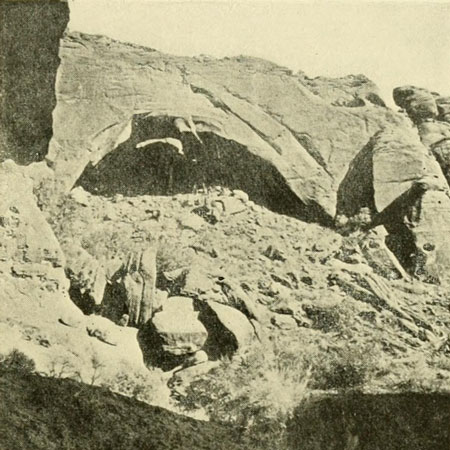 The Beginning of a
Natural Arch.