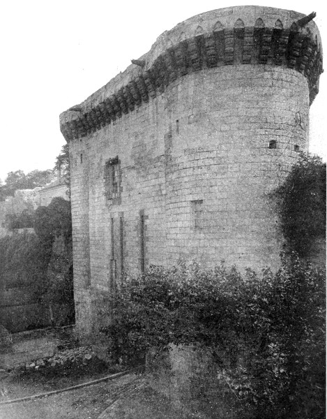 The Entrance to the Chteau of Loches.