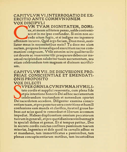 ABERDEEN UNIVERSITY PRESS: PAGE FROM THE 'DE IMITATIONE
CHRISTI'