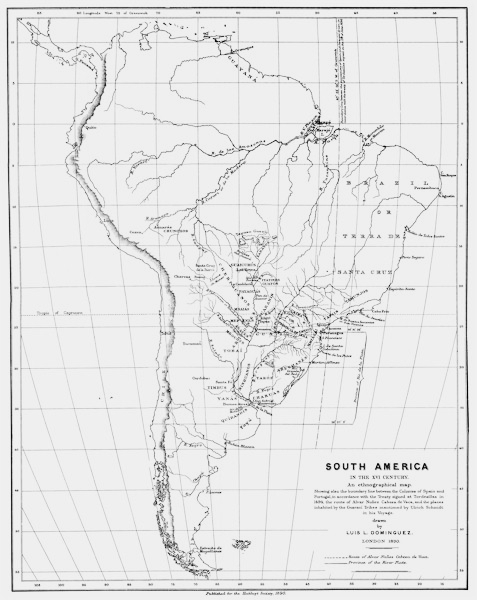 SOUTH AMERICA IN THE XVI CENTURY.