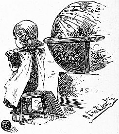 child with globe beside them