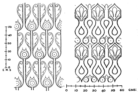 Fig. 159.—STUCCO DECORATIONS, SÂMARRÂ.