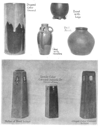 Image unavailable: Color Cement Vases