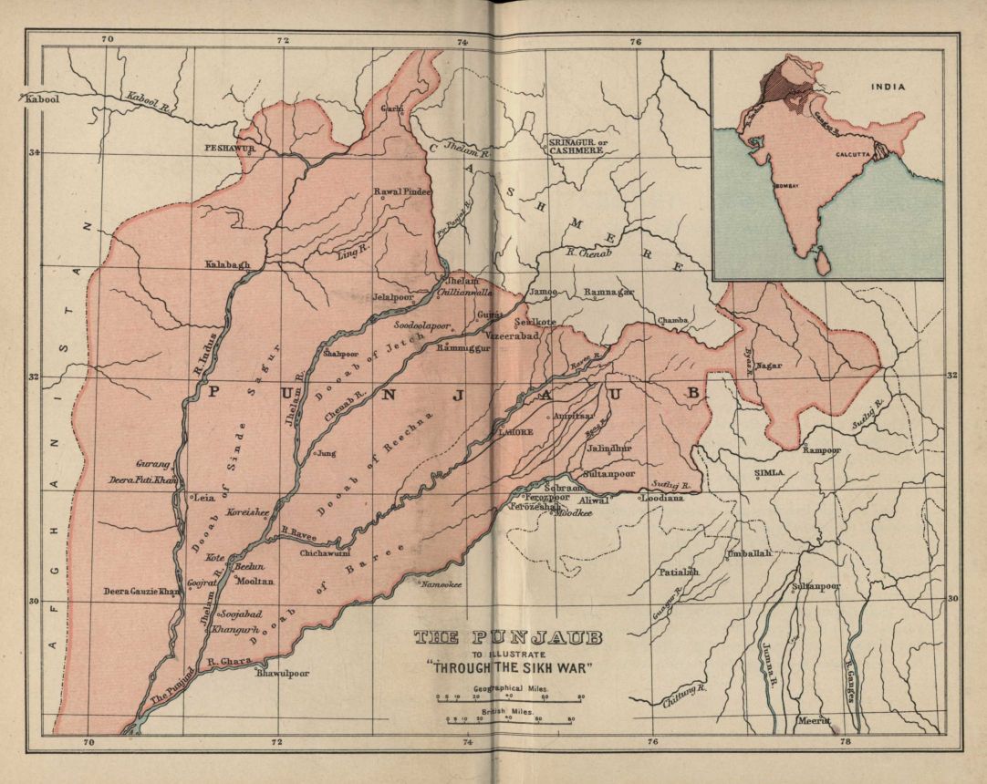 THE PUNJAUB TO ILLUSTRATE "THROUGH THE SIKH WAR"