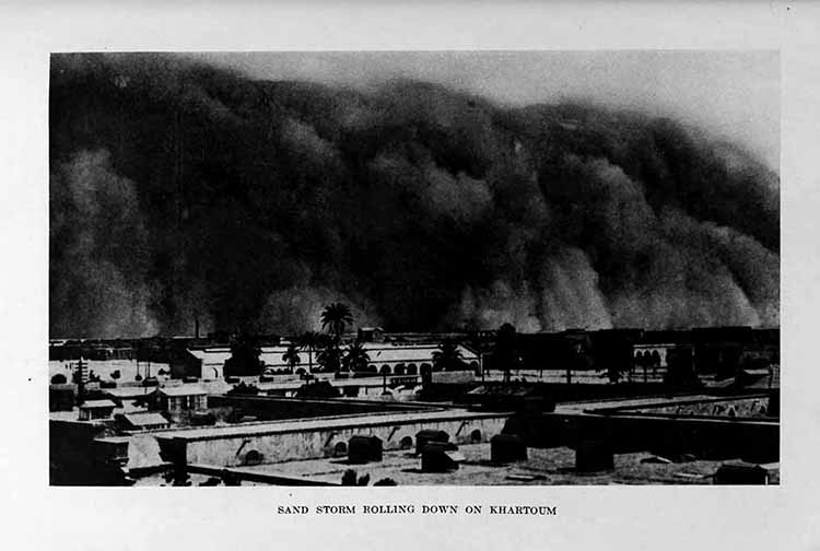 Photograph: SAND STORM ROLLING DOWN ON KHARTOUM