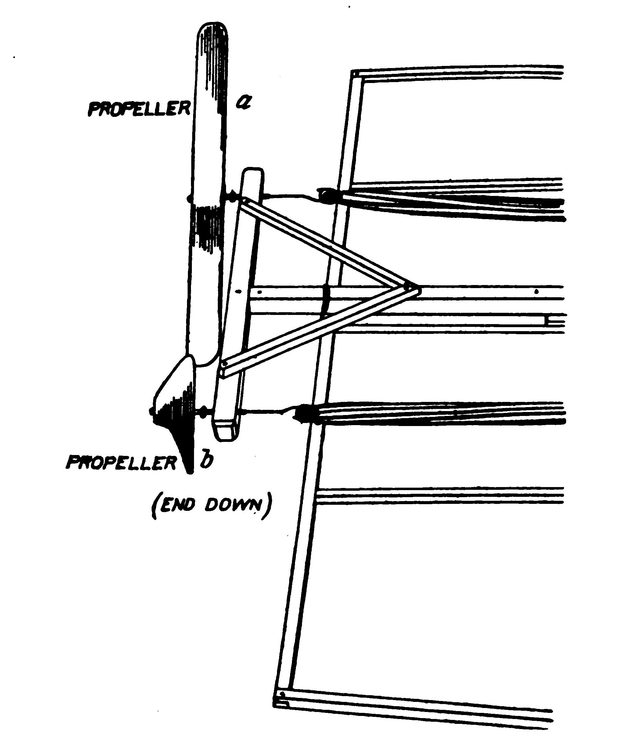 Showing An Excellent Way Of Fastening The Propellers To The Framework.