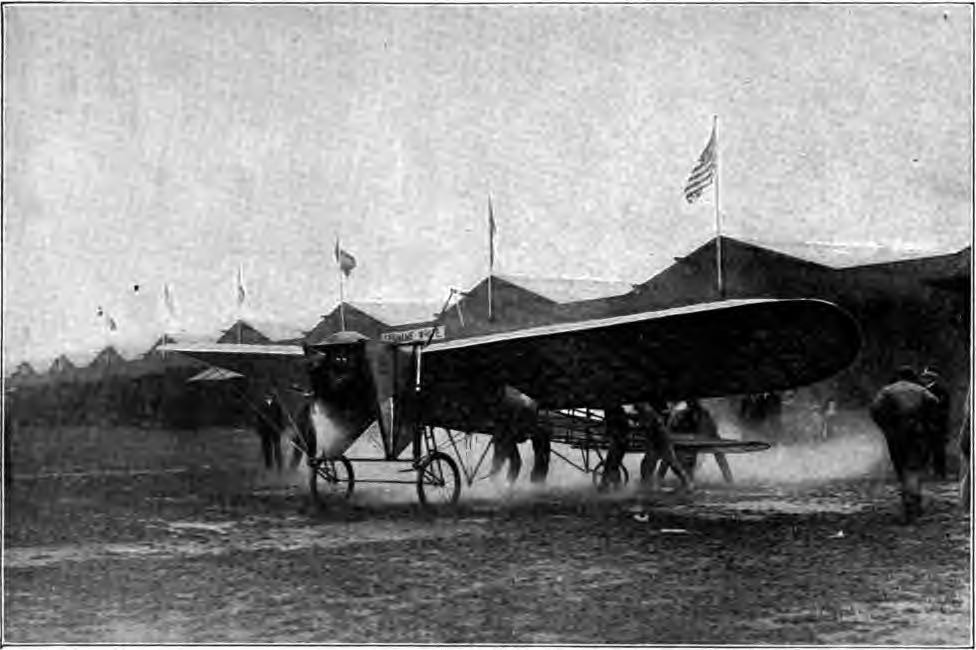 Fig. 43. Making a Start with Bleriot Monoplane